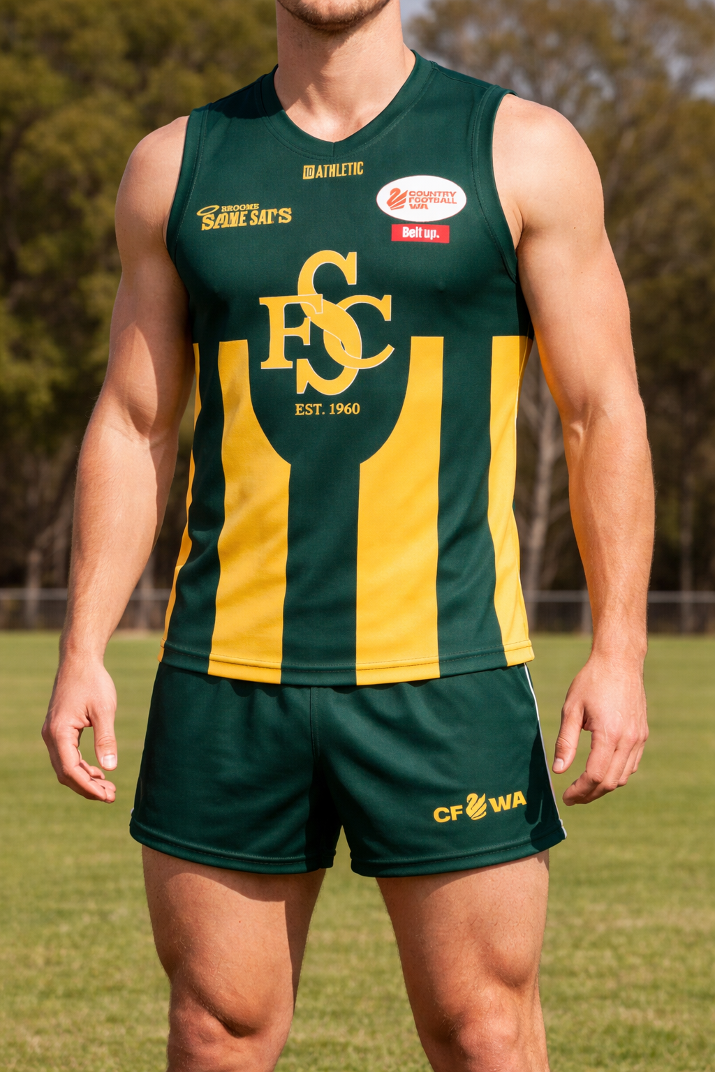 BROOME SAINTS - CLUB PLAYING SHORTS