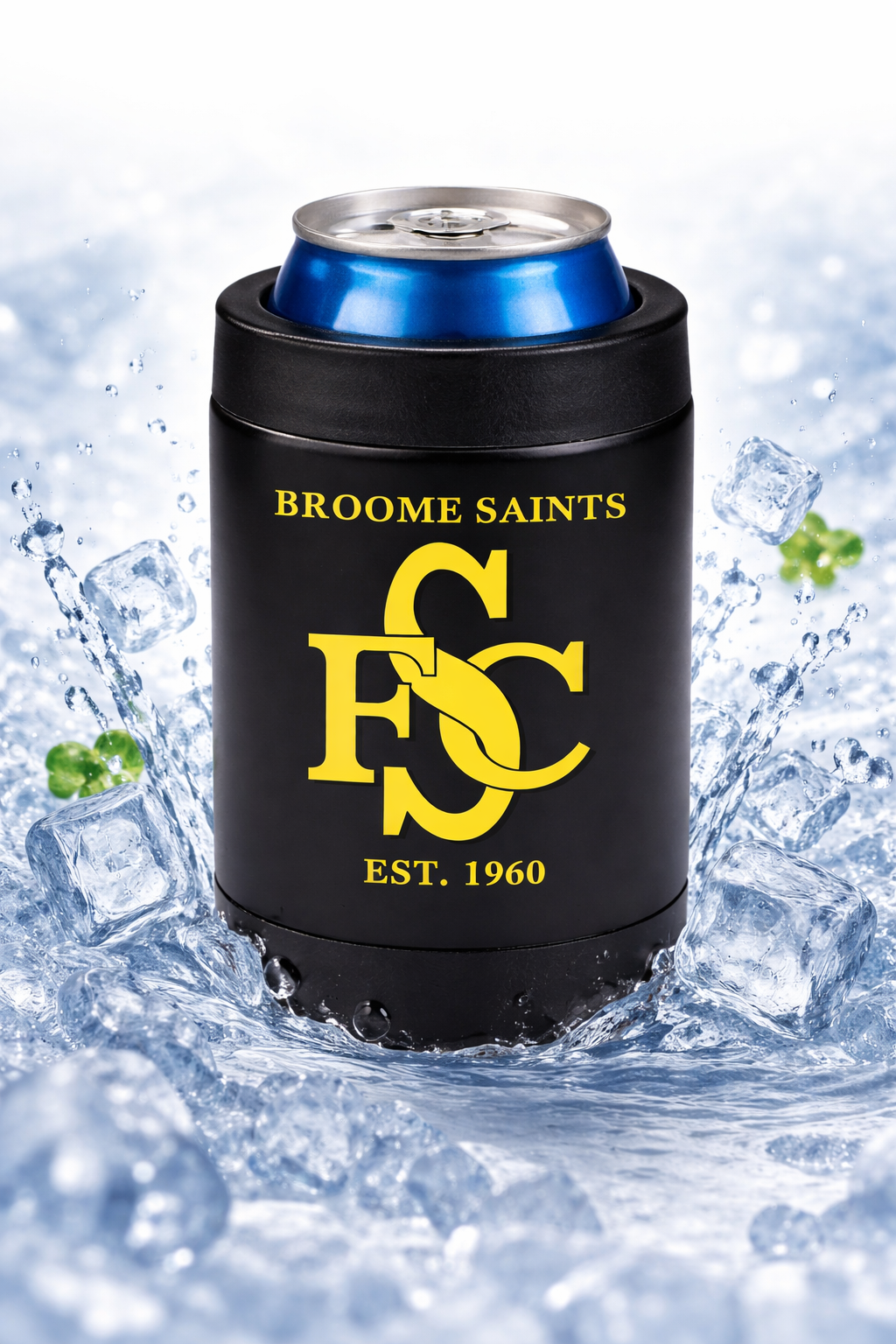 Broome Saints - Insulated Stubby Holder - Black
