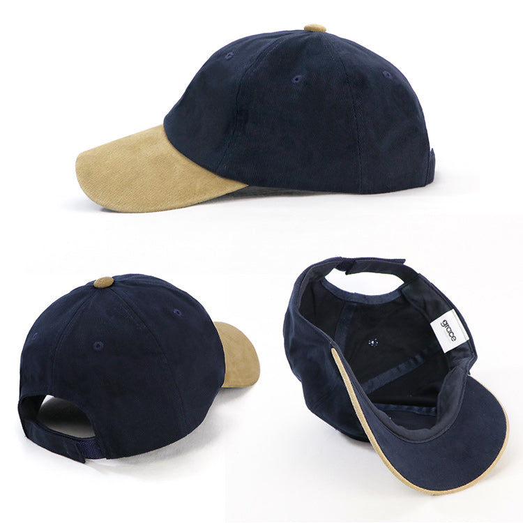 HE011 Unstructured HBC /Suede Cap