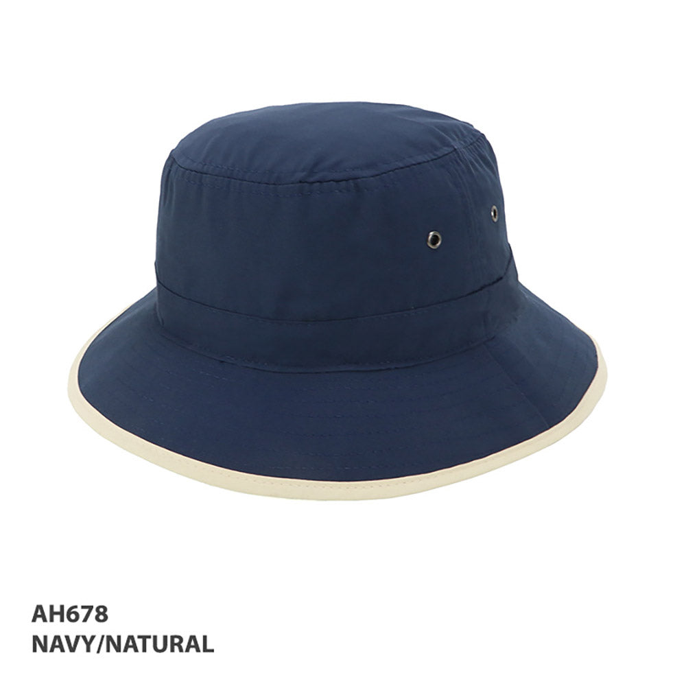 AH678 Microfibre Bucket Trim Hat