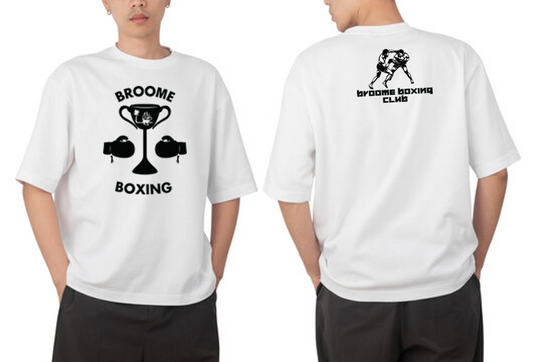 BROOME BOXING CLUB RETRO TEESHIRT - KIDS WHITE