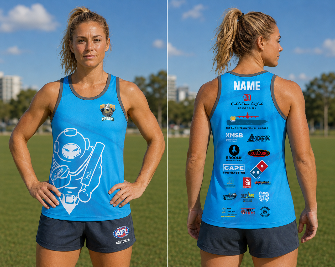 Pearlers Sports Singlet 2026