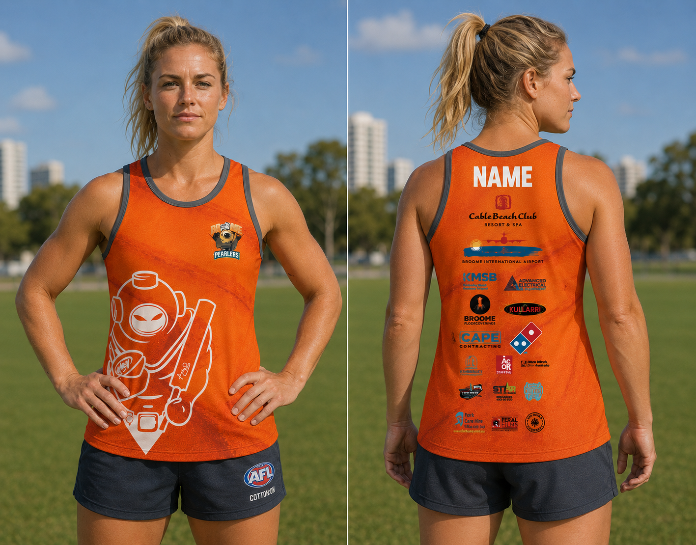 Pearlers Sports Singlet 2026