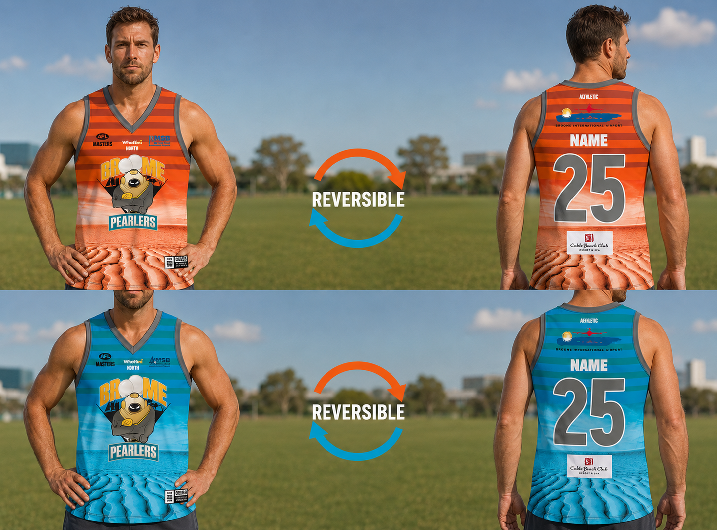 Pearlers Sports Reversible Guernsey 2026