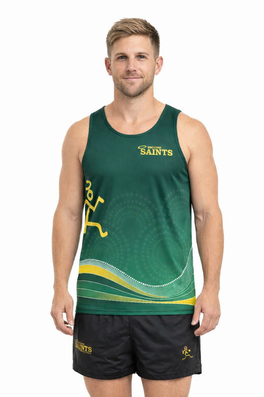 BROOME SAINTS CLUB 2026 TRAINING SINGLETS **PRE ORDERS CLOSING 31st MARCH 2026**