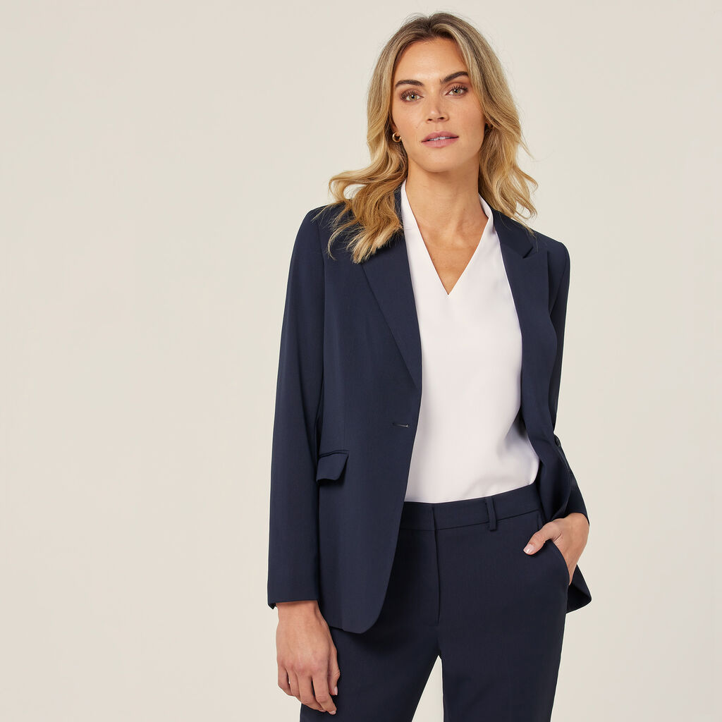 NNT Crepe Stretch Longline Jacket