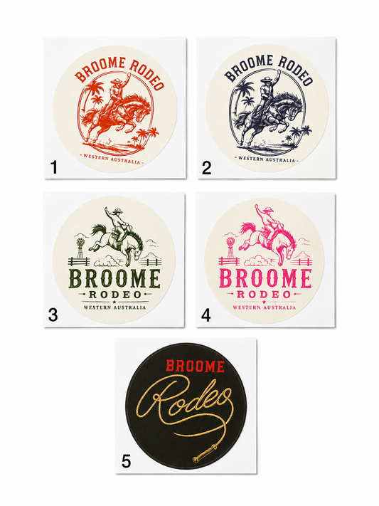 Broome Rodeo - Stickers