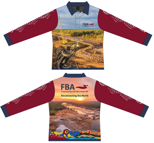 FITZROY CROSSING - BROOKING BRIDGE SPECIAL EDITION FISHING SHIRT - PRE RELEASE