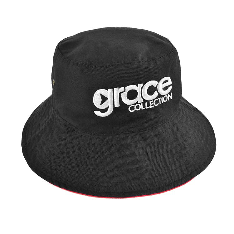HE359 Reversible bucket hat with adjustable toggle