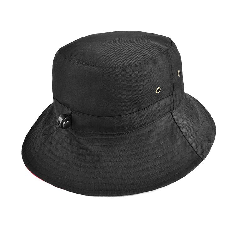 HE359 Reversible bucket hat with adjustable toggle