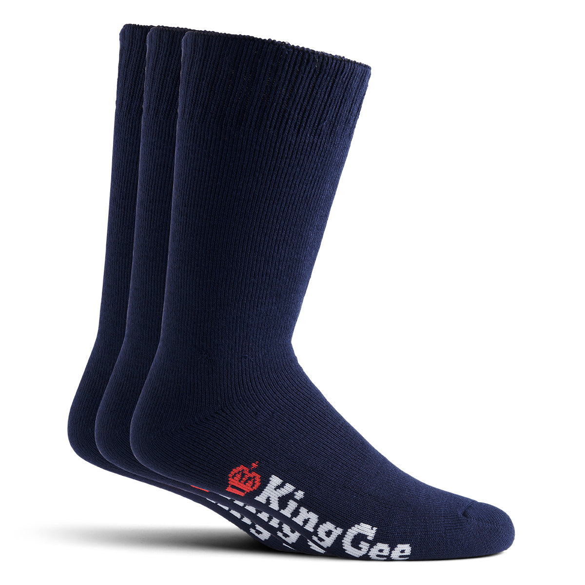 KingGee Men's Bamboo 3-Pack Work Socks