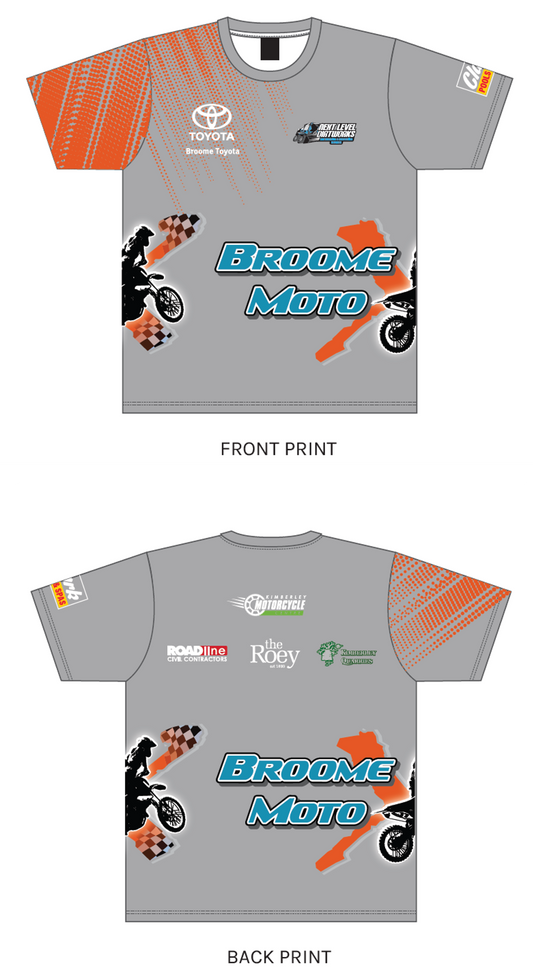 Motocross Broome Club TRAINING TEE - Pre Release - CLOSING 7th April 2025