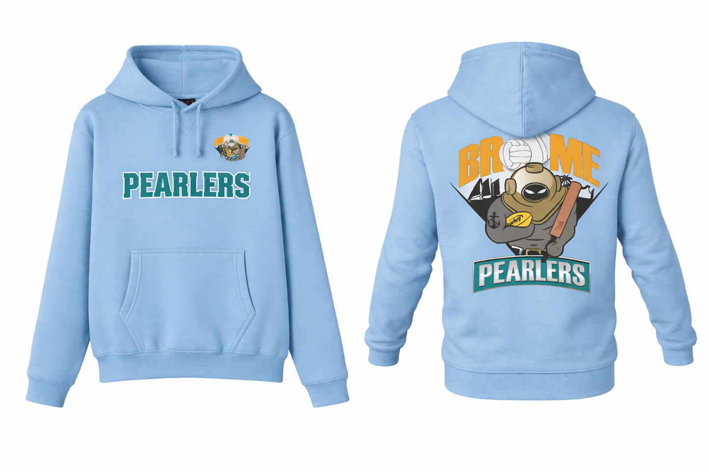 BROOME PEARLERS NETBALL HOODIE