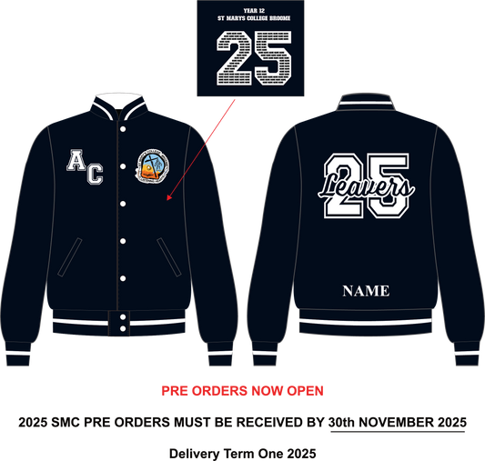 SMC LEAVERS JACKETS 2025 - ** ONLINE PRE ORDERS NOW OPEN **