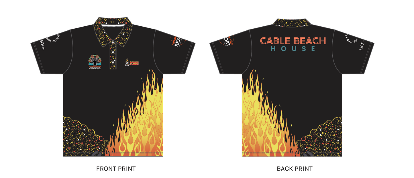 DJUGUN FLAMES - CLUB POLO **PRE-RELEASE ORDERS NOW OPEN UNTIL 21st APRIL 2025**