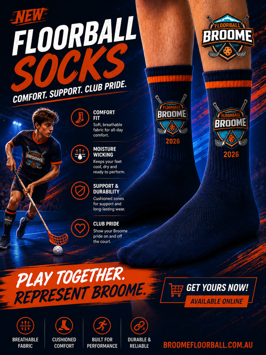 Broome Floorball Player Socks 2026