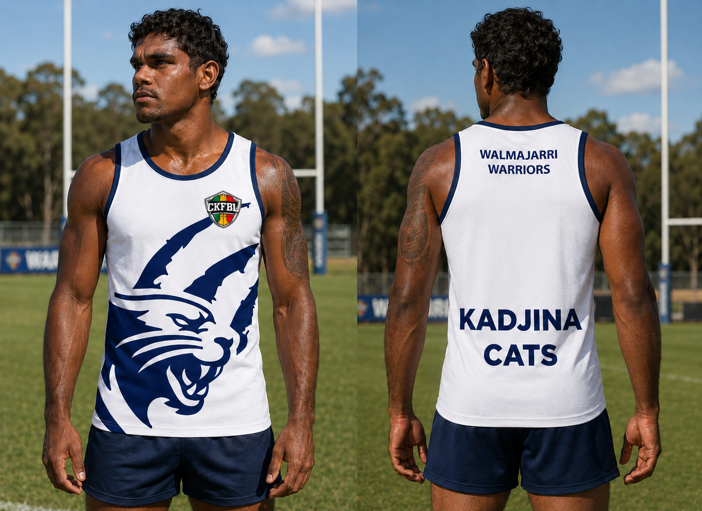 CKFBL Kadjina Cats - Training Singlet Male