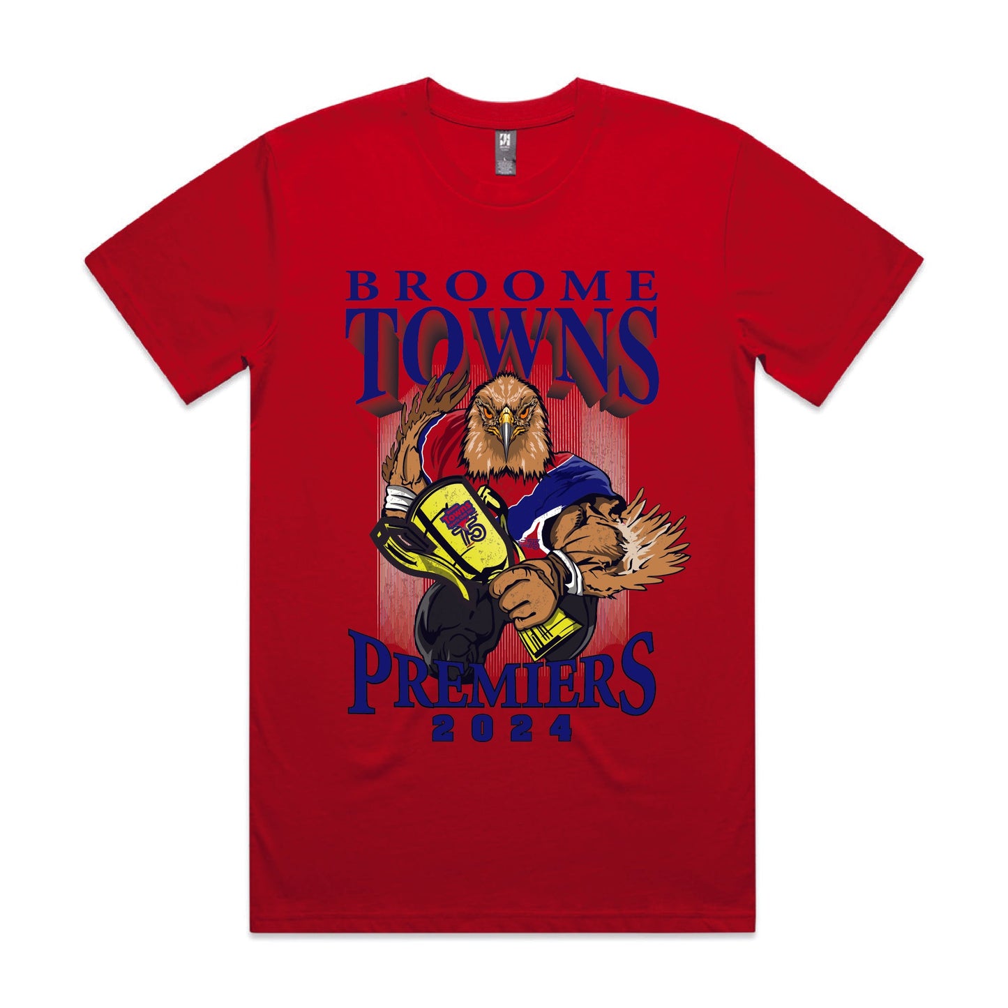BROOME TOWNS - PREMIERSHIP TEE - LIMITED EDITION RED