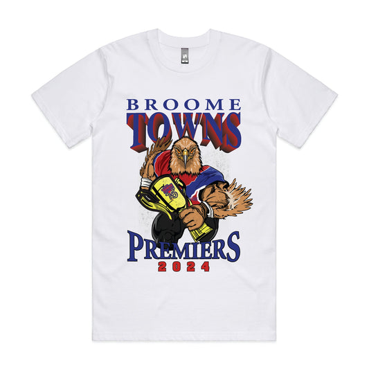 BROOME TOWNS - PREMIERSHIP TEE - LIMITED EDITION WHITE
