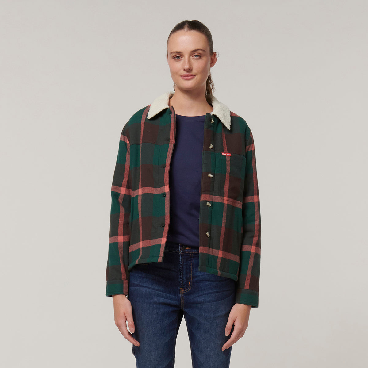 Hard Yakka Womens Heritage Trucker Sherpa Jacket