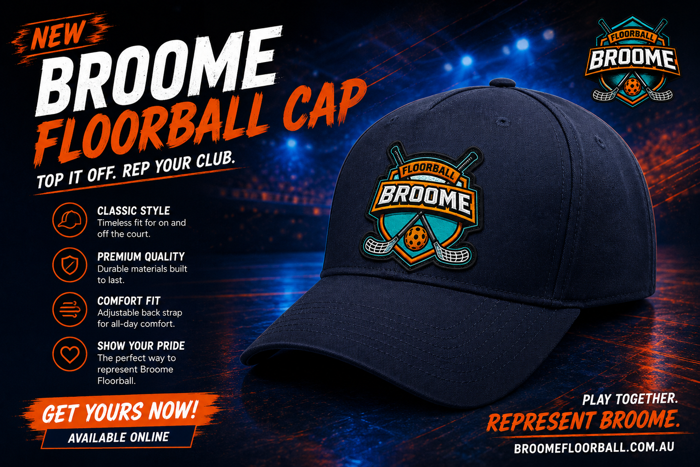 Broome Floorball - Team Cap