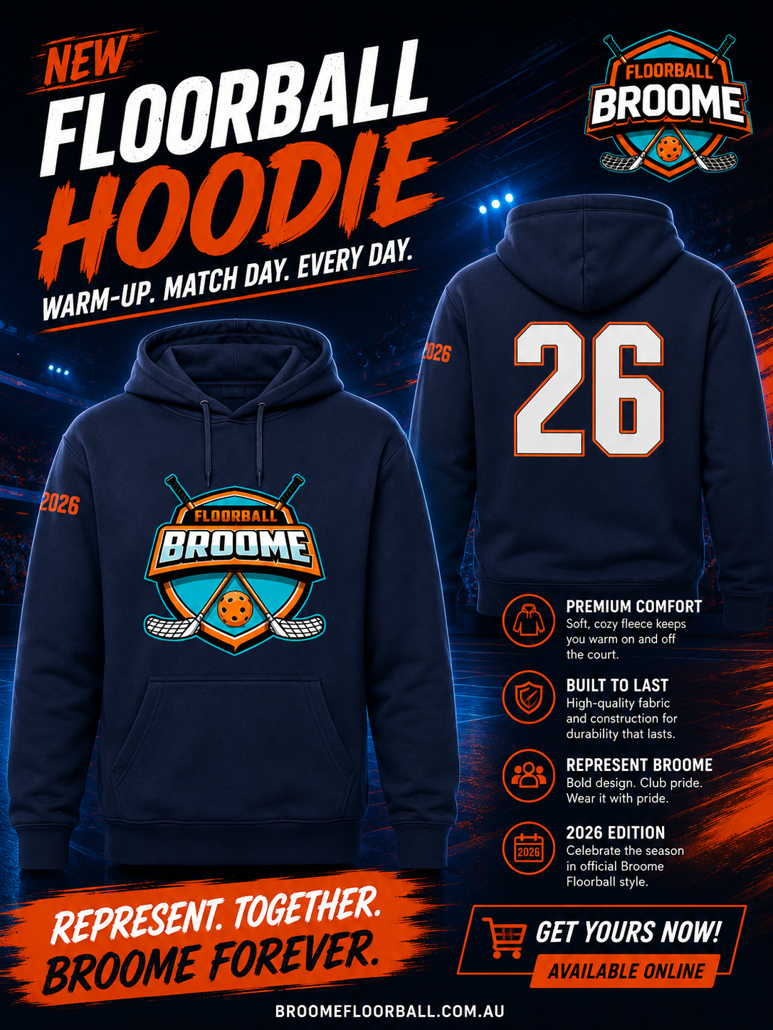 Broome Floorball Hoodie