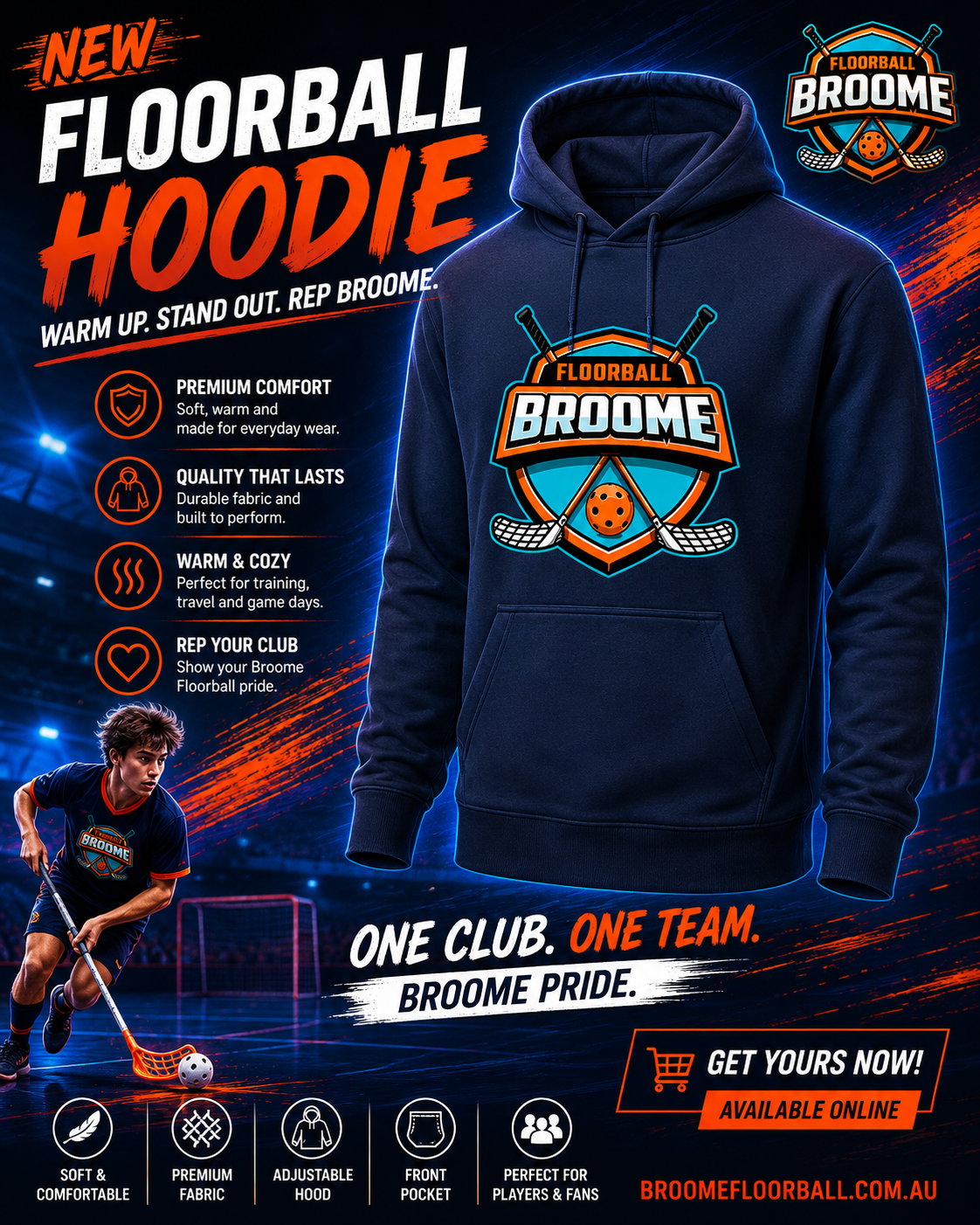 Broome Floorball Hoodie