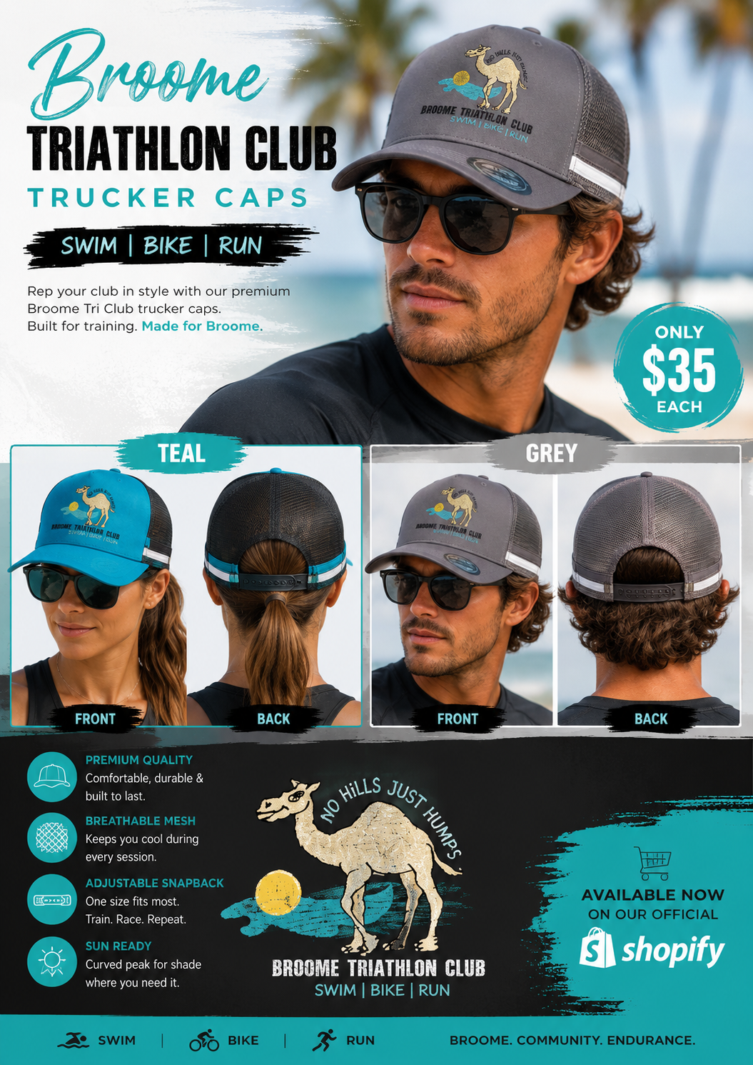 Broome Triathlon - Trucker Cap